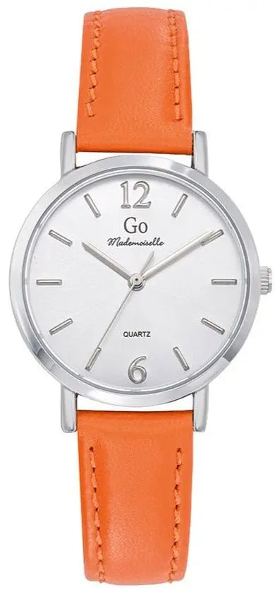 GO Girl Only 699479 Orange Leather Strap - Κοσμηματοπωλείο Goldy