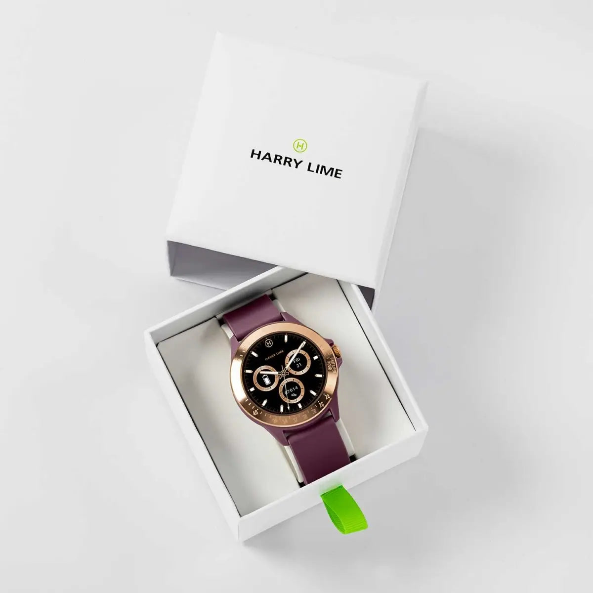 Harry Lime HA07-2016 Smartwatch Berry Silicon Strap - Κοσμηματοπωλείο Goldy