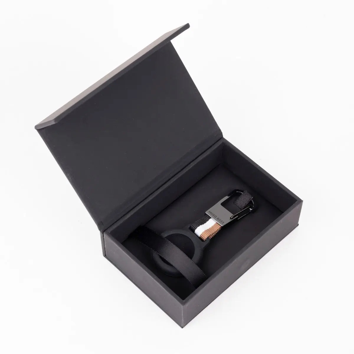 HUGO BOSS HAA363D Μπρελόκ AirTag Iconic Key Ring - Κοσμηματοπωλείο Goldy