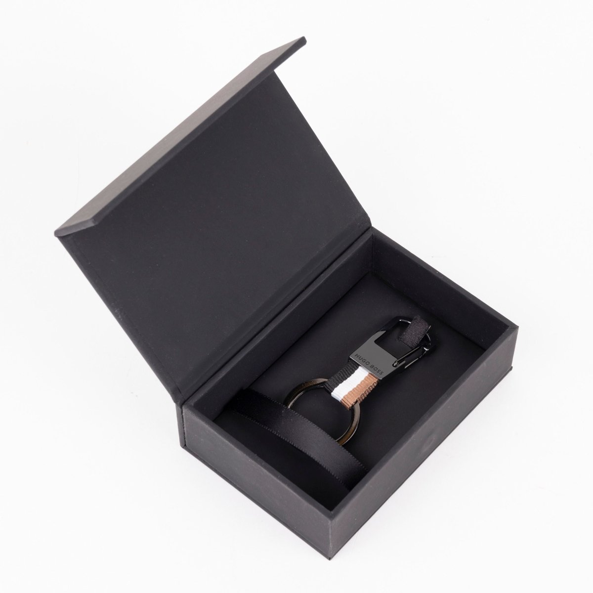 HUGO BOSS HAK363D Μπρελόκ Iconic Key Ring - Κοσμηματοπωλείο Goldy