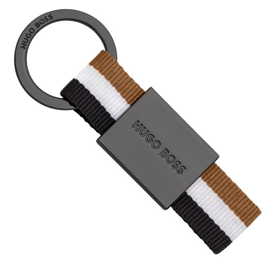 HUGO BOSS HAK385D Μπρελόκ Iconic Style Key Ring - Κοσμηματοπωλείο Goldy