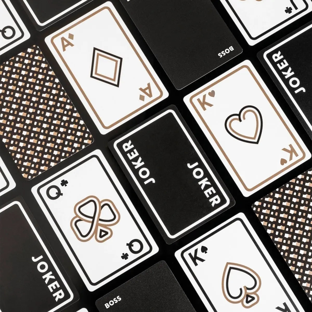 HUGO BOSS HAZ321A Τράπουλα Playing Cards Iconic Black Gift Set - Κοσμηματοπωλείο Goldy