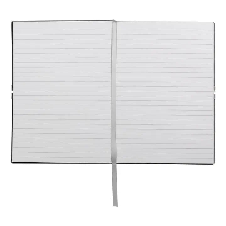 HUGO BOSS HNH124KL Σημειωματάριο A5 Essential Storyline Grey Notebook - Κοσμηματοπωλείο Goldy