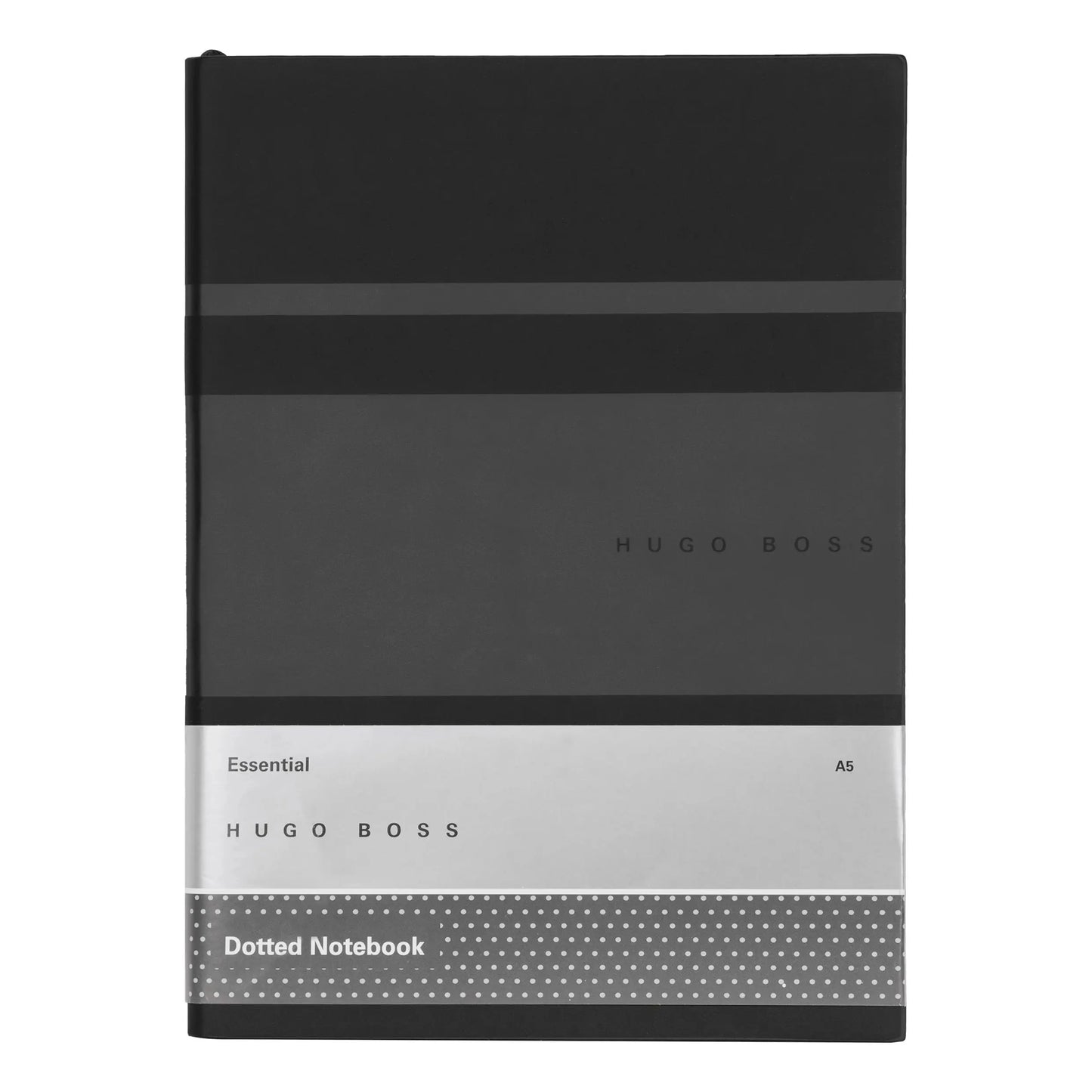 HUGO BOSS HNH127AD Σημειωματάριο A5 Essential Gear Matrix Black Notebook - Κοσμηματοπωλείο Goldy