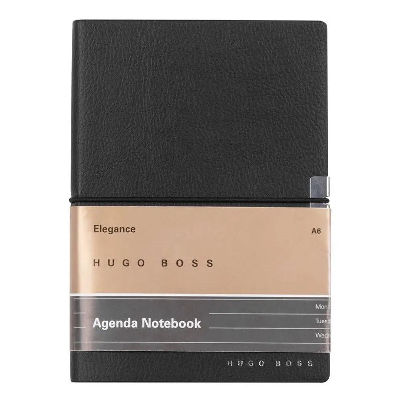 HUGO BOSS HNM124AA Ατζέντα A6 Elegance Storyline Black Agenda - Κοσμηματοπωλείο Goldy