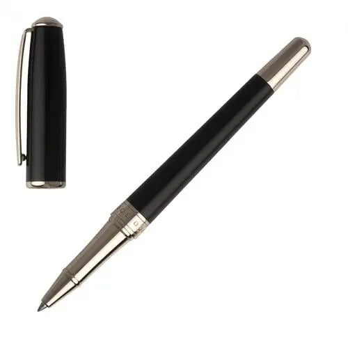 HUGO BOSS HSC8075A Essentian Black Lady Rollerball Pen - Κοσμηματοπωλείο Goldy