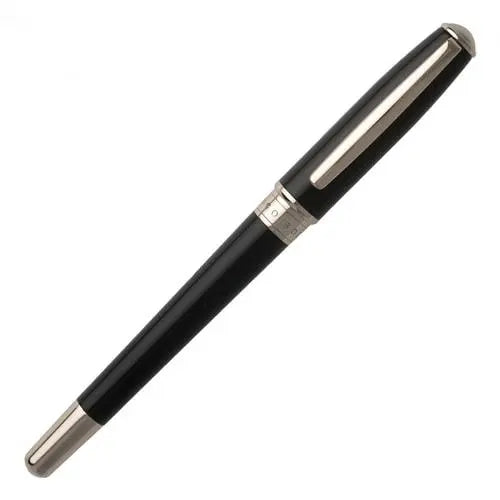HUGO BOSS HSC8075A Essentian Black Lady Rollerball Pen - Κοσμηματοπωλείο Goldy