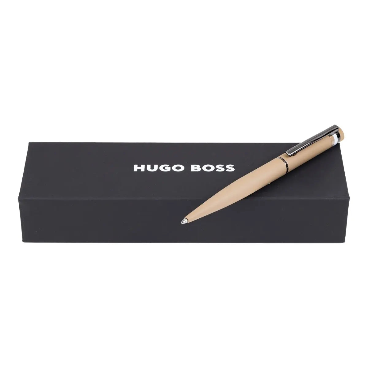 HUGO BOSS HSG3524X Στυλό Loop Camel Iconic Ballpoint Pen - Κοσμηματοπωλείο Goldy
