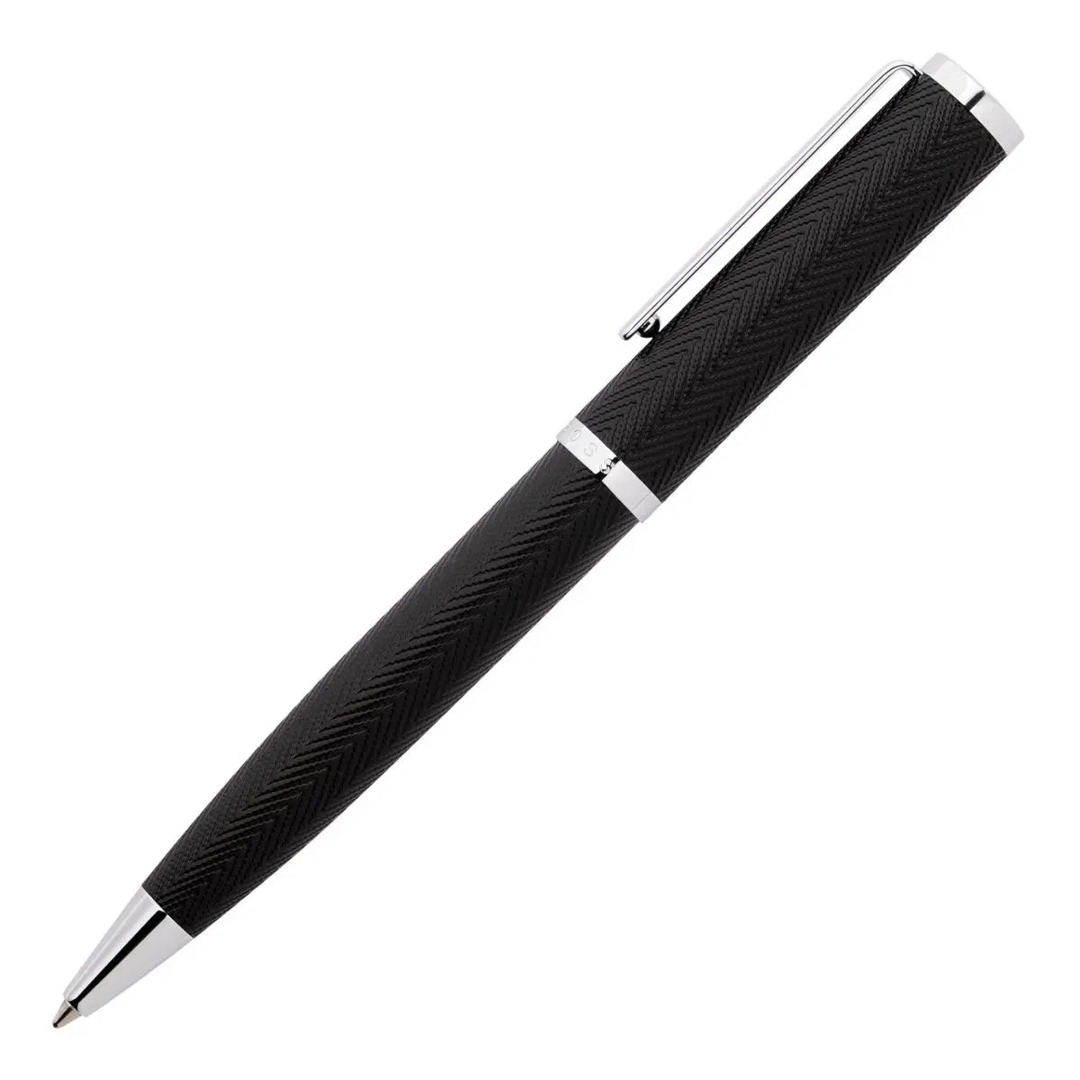 HUGO BOSS HSI1064B Στυλό Formation Herringbone Ballpoint Pen - Κοσμηματοπωλείο Goldy