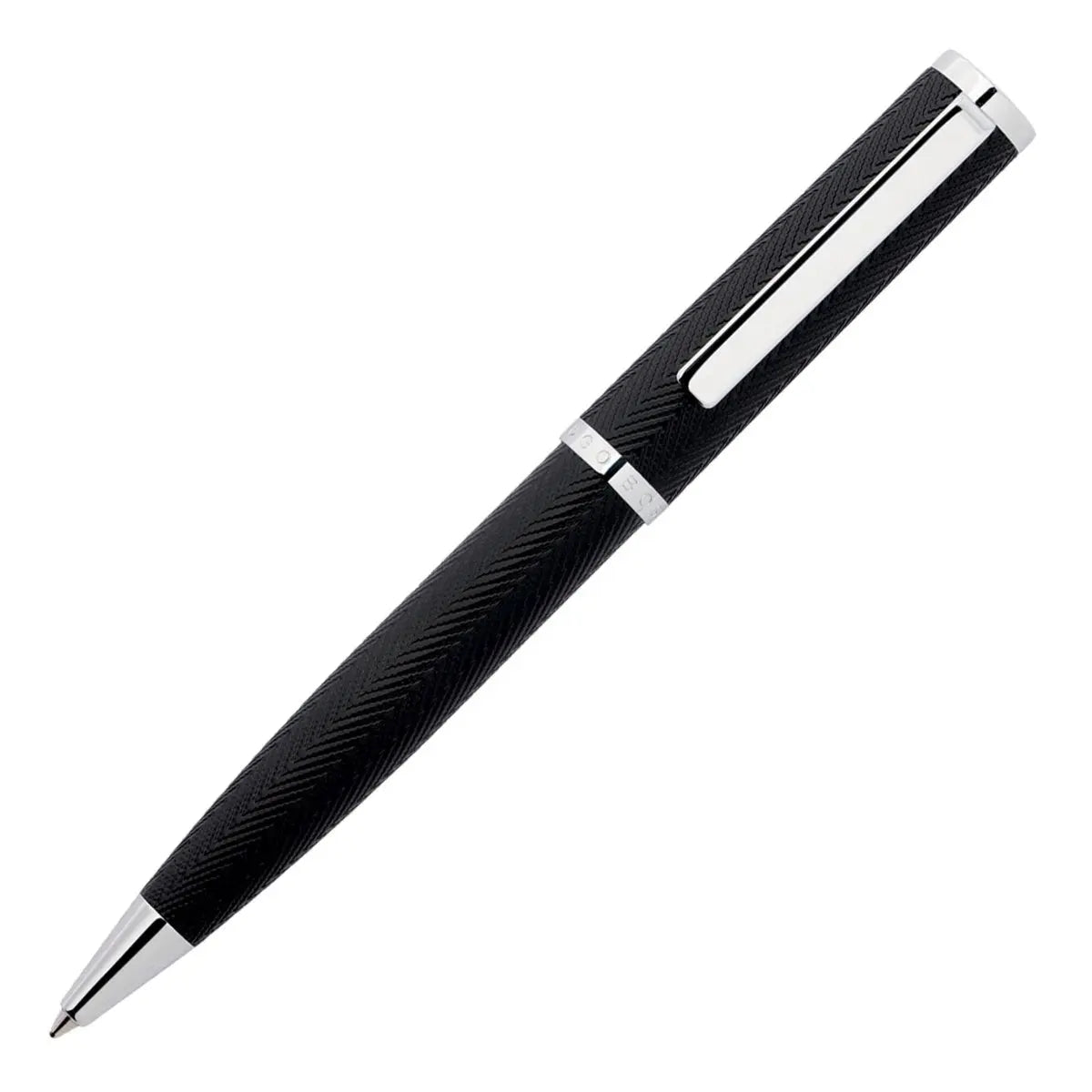 HUGO BOSS HSI1064B Στυλό Formation Herringbone Ballpoint Pen - Κοσμηματοπωλείο Goldy