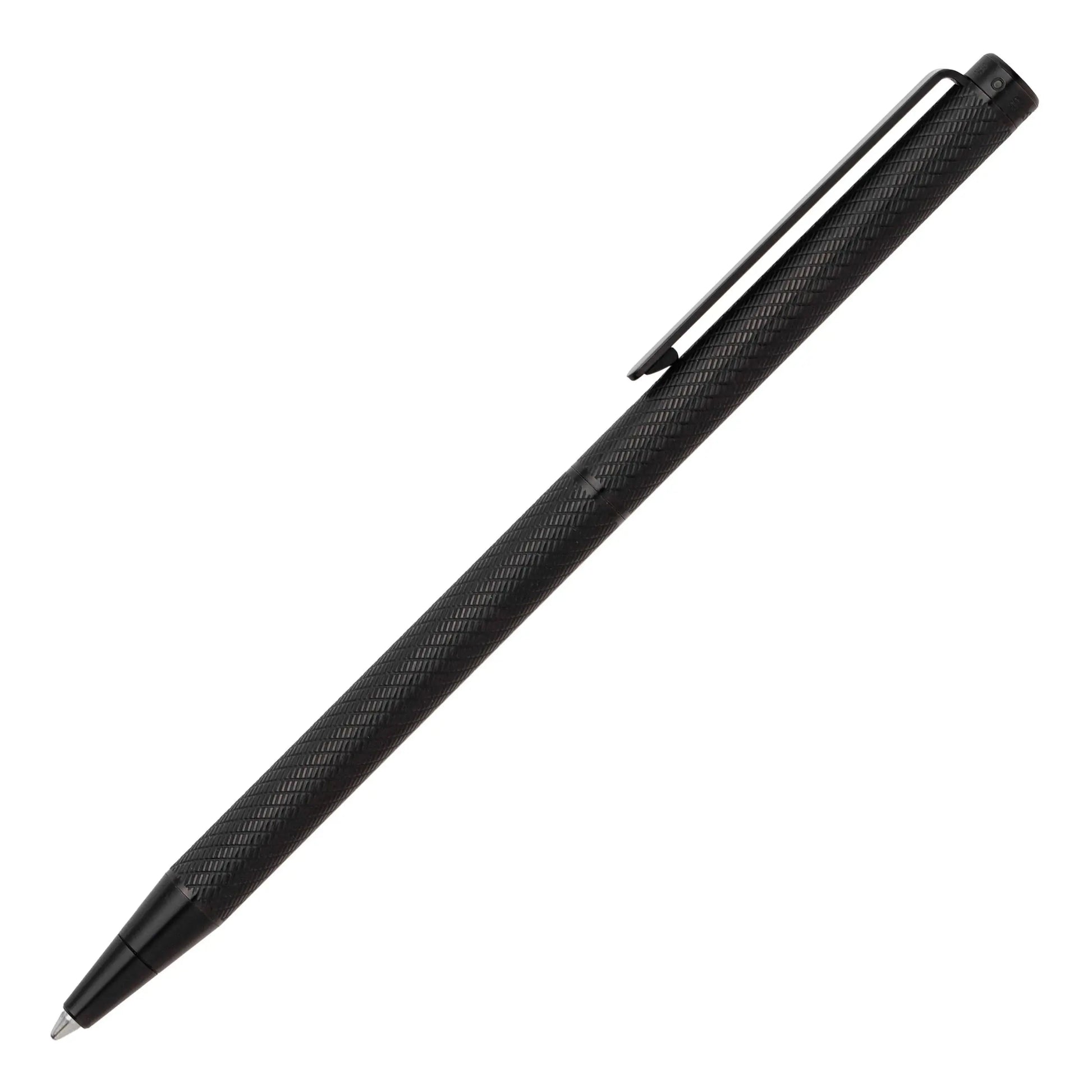 HUGO BOSS HSM2764A Στυλό Cloud Black Ballpoint Pen - Κοσμηματοπωλείο Goldy