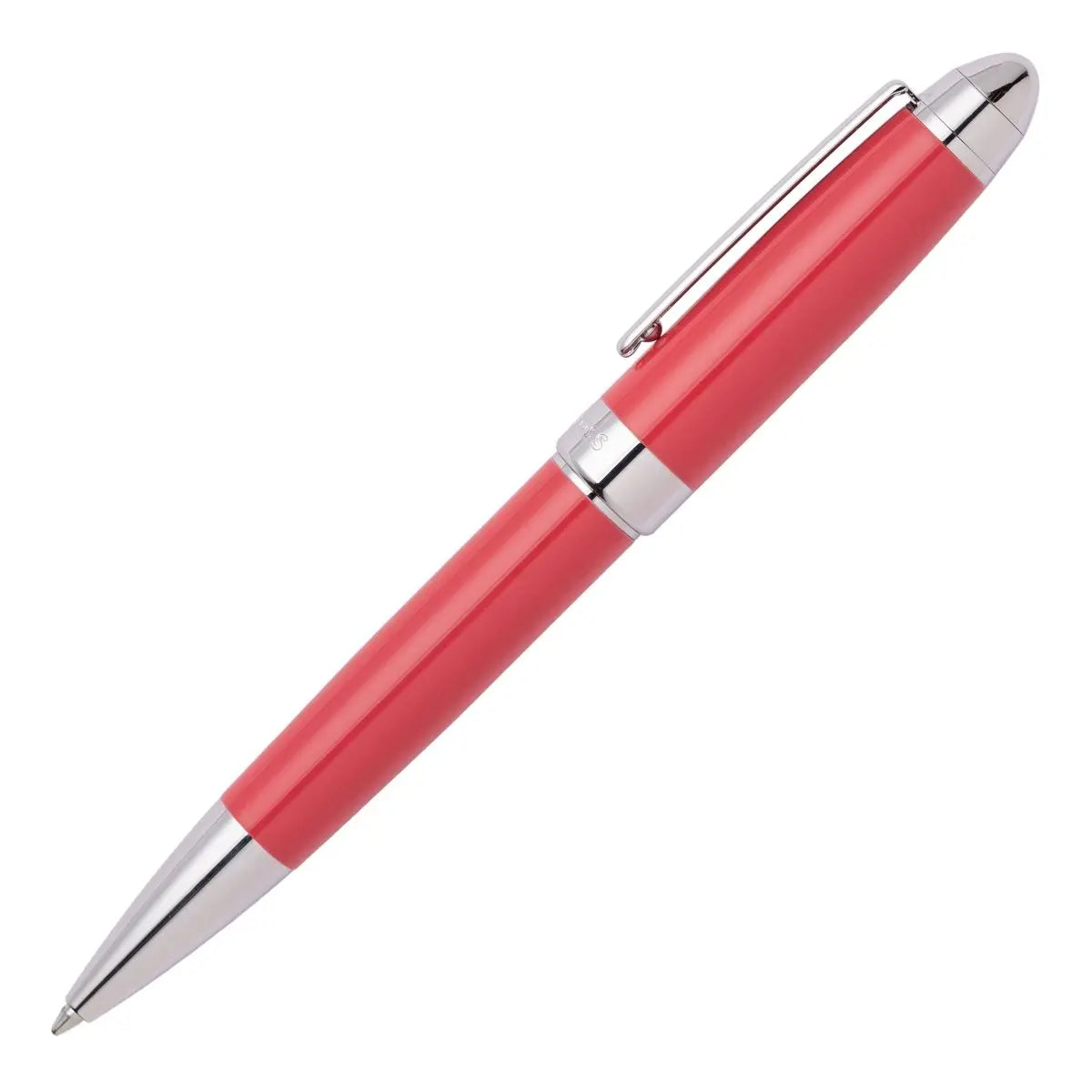 HUGO BOSS HSN0014P Στυλό Icon Corail/Chrome Ballpoint Pen - Κοσμηματοπωλείο Goldy