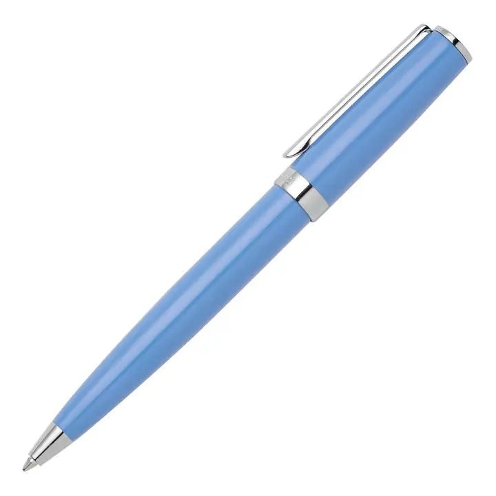 HUGO BOSS HSN2544M Στυλό Gear Icon Light Blue Ballpoint Pen - Κοσμηματοπωλείο Goldy