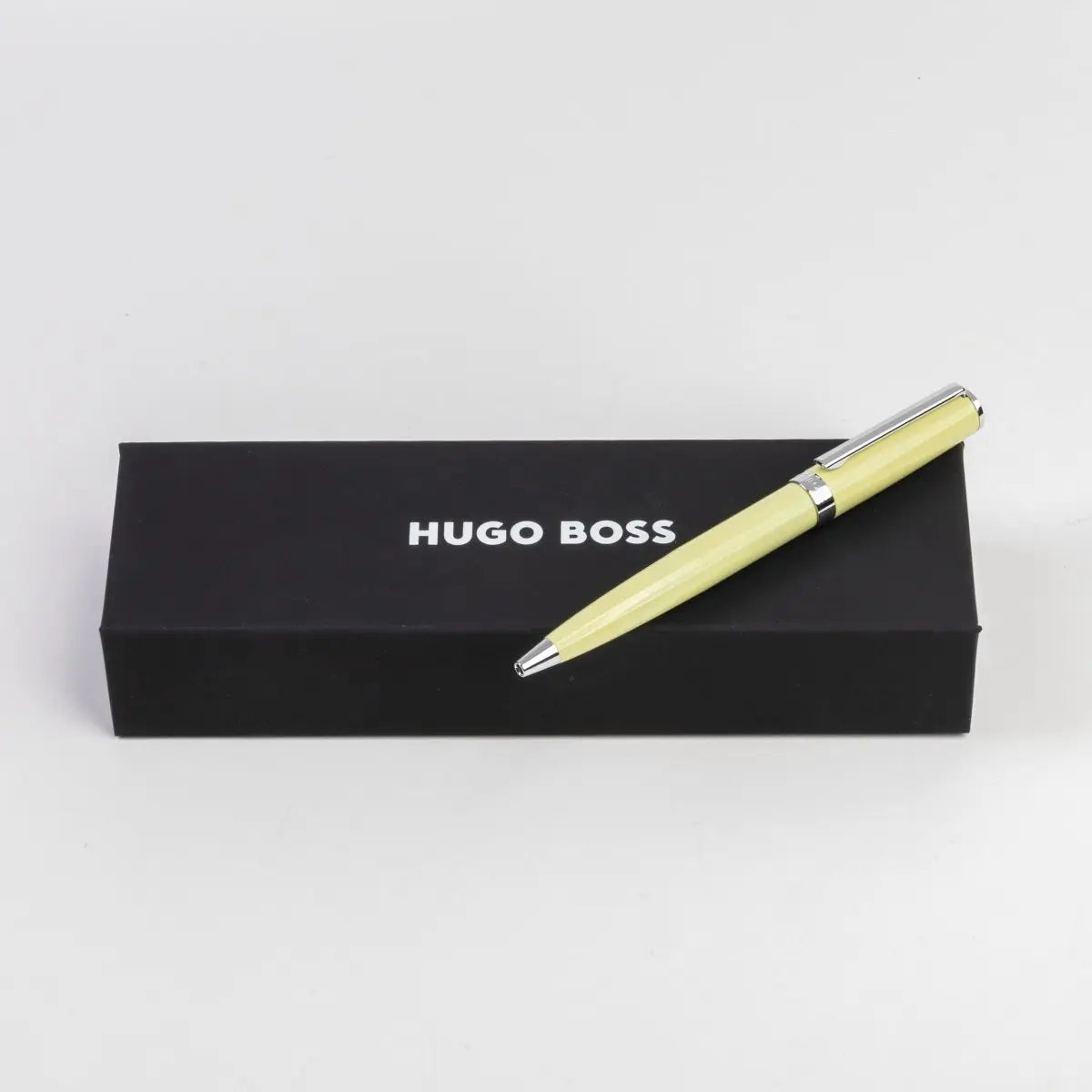 HUGO BOSS HSN2544S Στυλό Gear Icon Yellow Ballpoint Pen - Κοσμηματοπωλείο Goldy