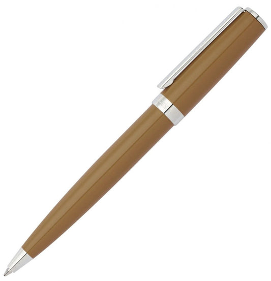HUGO BOSS HSN2544Z Στυλό Gear Icon Camel Ballpoint Pen - Κοσμηματοπωλείο Goldy