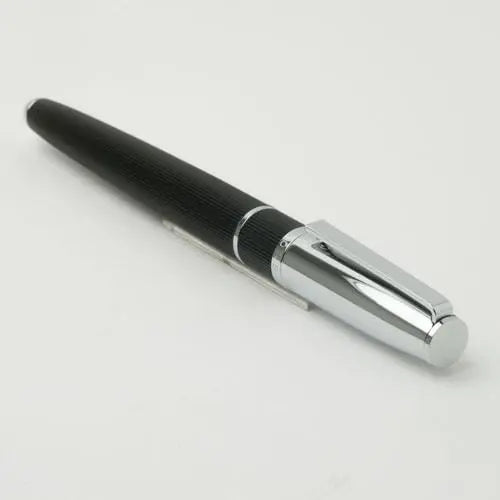 HUGO BOSS HSV8422 Πένα Black Silver Illusion Fountain Pen - Κοσμηματοπωλείο Goldy