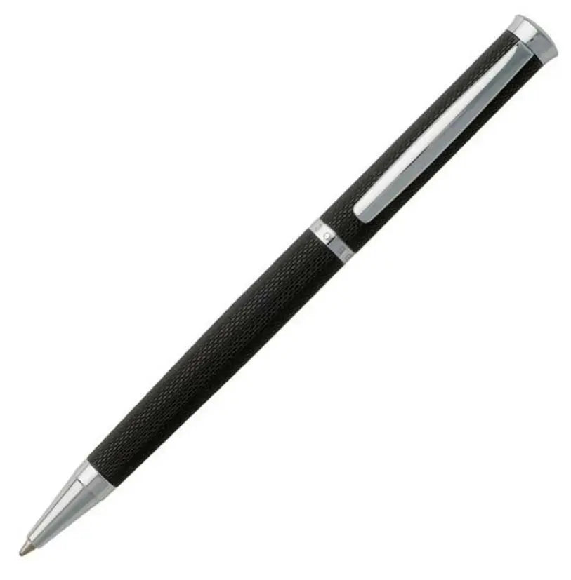 HUGO BOSS HSY7994A Στυλό Sophisticated Black Ballpoint Pen - Κοσμηματοπωλείο Goldy