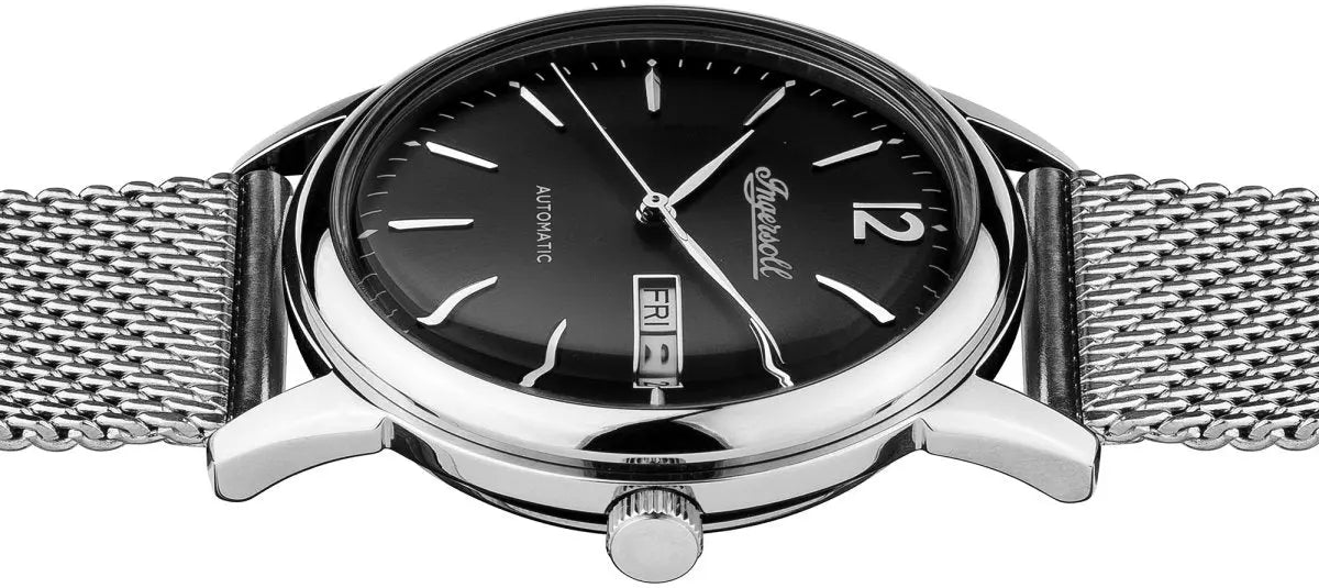 Ingersoll I00505 New Haven Automatic Stainless Steel Watch - Κοσμηματοπωλείο Goldy