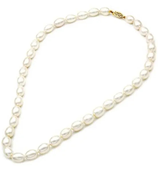 Κολιέ 110147 με Μαργαριτάρια Fresh Water Pearl 8,0-10,0mm 14ct - Κοσμηματοπωλείο Goldy