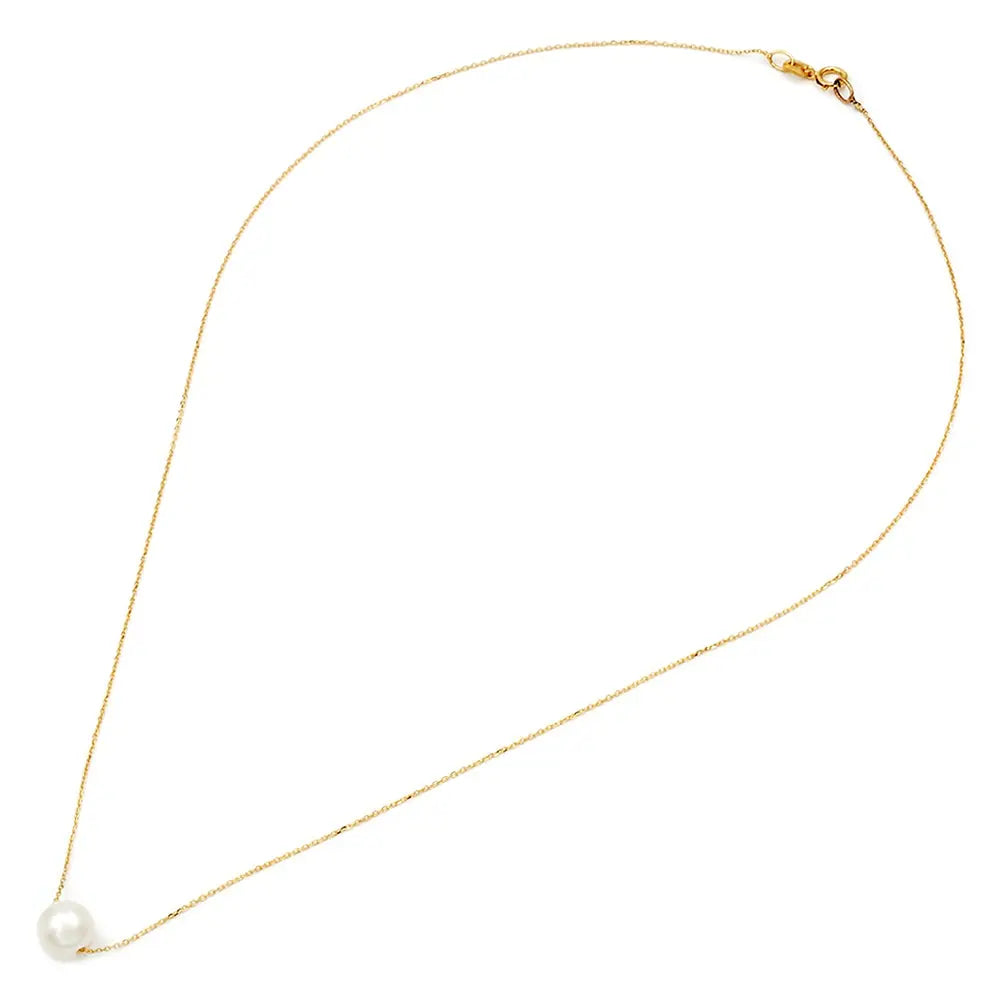 Κολιέ 110406 με Μαργαριτάρι Fresh Water Pearl 7.0-8.0mm 14ct - Κοσμηματοπωλείο Goldy