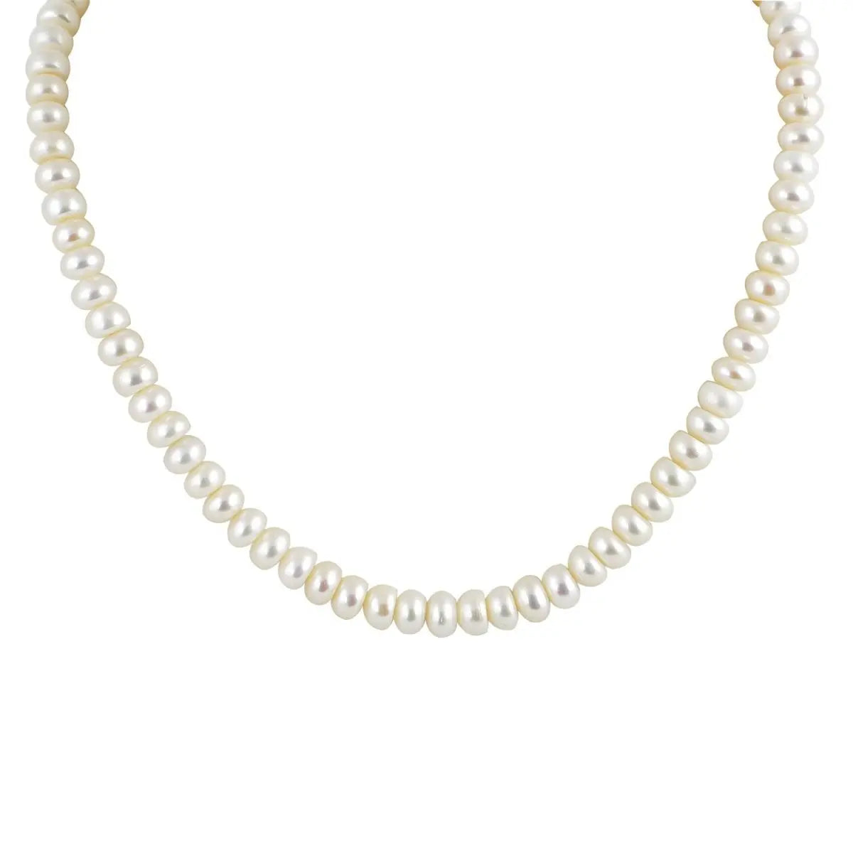 Κολιέ G5217 με Χρυσό Κούμπωμα 14ct με Μαργαριτάρια 8mm - Κοσμηματοπωλείο Goldy