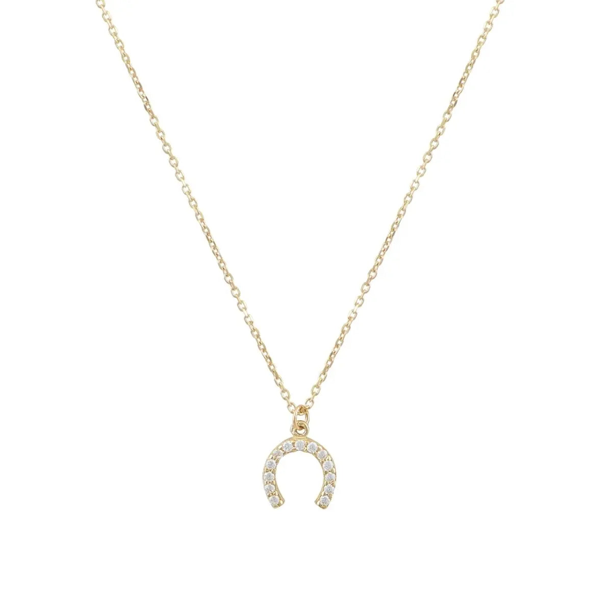 Κολιέ K835K Πέταλο σε Χρυσό 9ct με Ζιργκόν - Κοσμηματοπωλείο Goldy