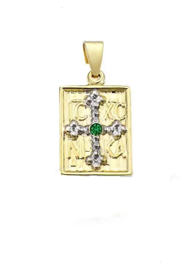 Κωνσταντινάτο PD11169 Χρυσό Κ9 Διπλής Όψης - Κοσμηματοπωλείο Goldy