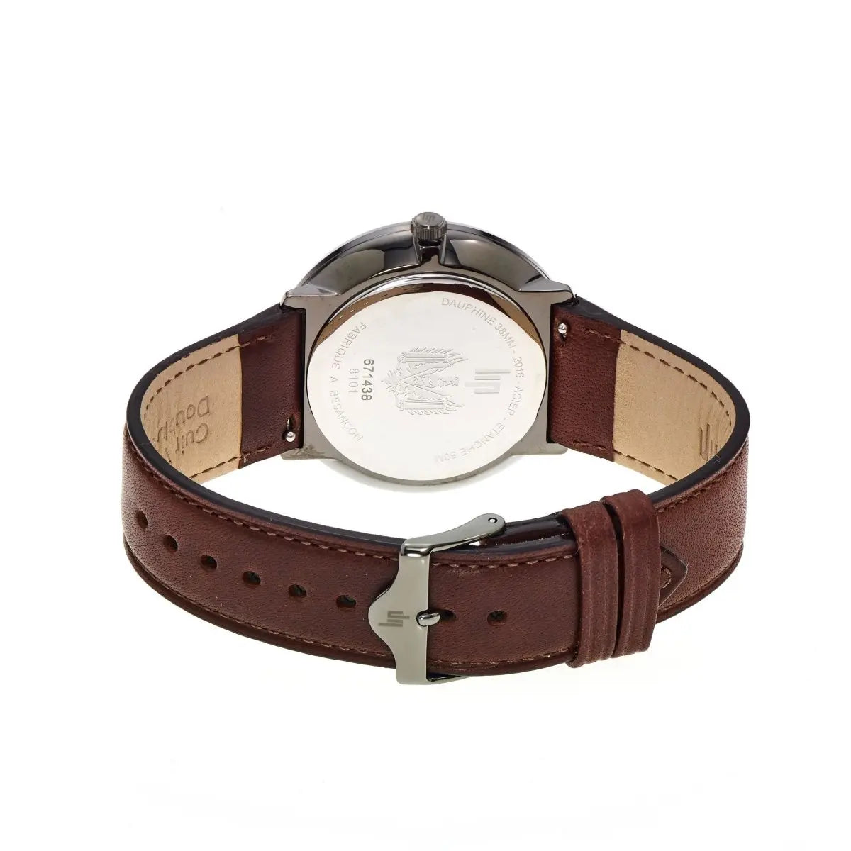 LIP 671438 Dauphine Brown Leather Strap - Κοσμηματοπωλείο Goldy