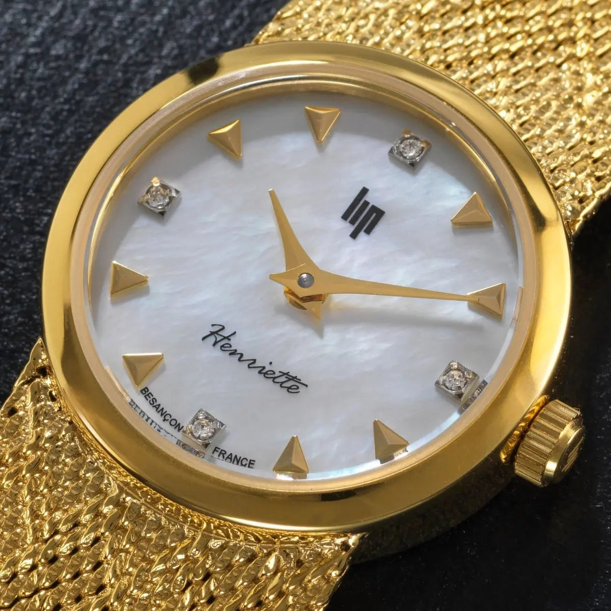 LIP 671453 Henriette Diamond Gold Stainless Steel Bracelet - Κοσμηματοπωλείο Goldy