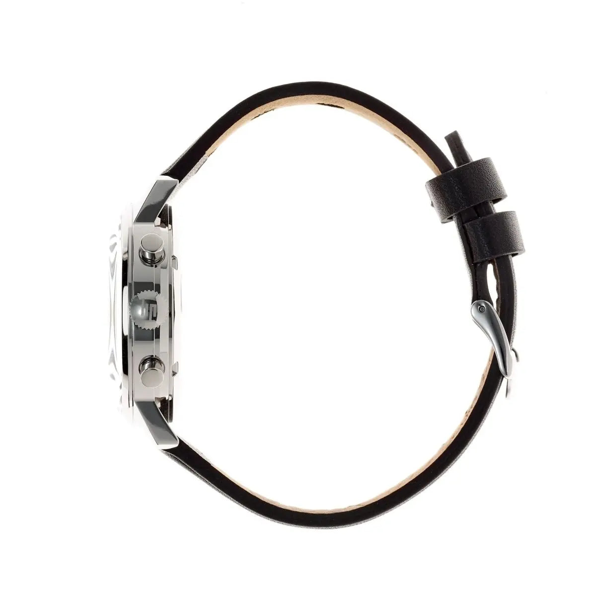 LIP 671801 Ralley Fred Lip Black Leather Chronograph - Κοσμηματοπωλείο Goldy