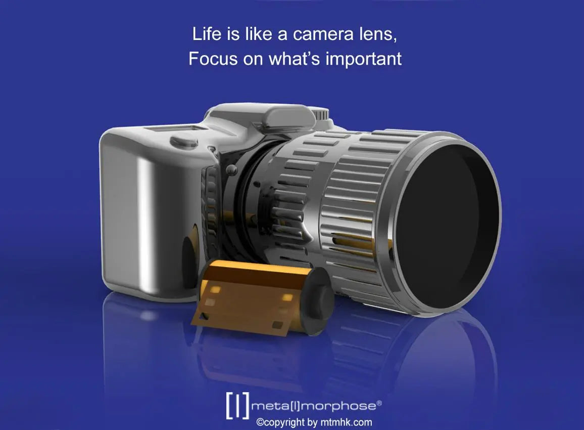 Metalmorphose MTM071 Camera Μπρελόκ από Αλόη - Κοσμηματοπωλείο Goldy
