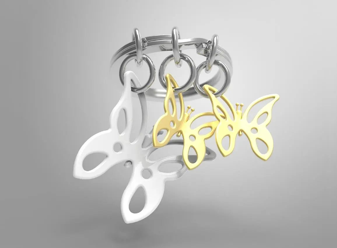 Metalmorphose MTM079-02 Butterfly Μπρελόκ από Αλόη - Κοσμηματοπωλείο Goldy