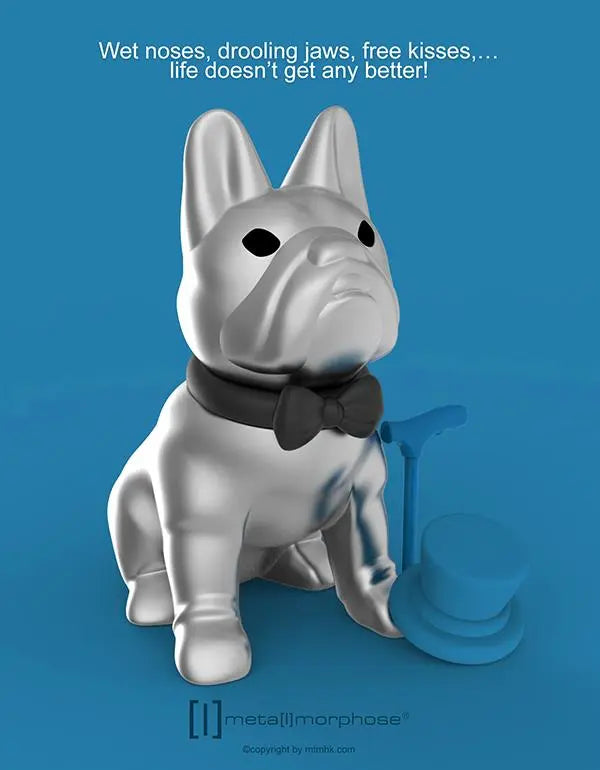 Metalmorphose MTM253-01 Bull Dog Μπρελόκ από Αλόη - Κοσμηματοπωλείο Goldy