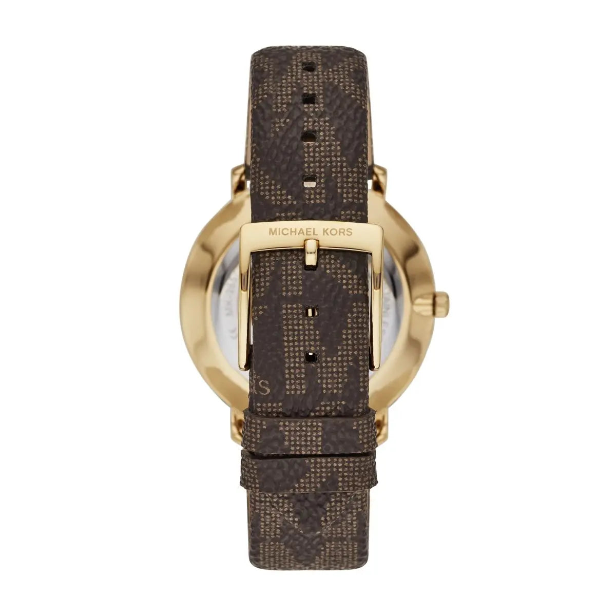 Michael Kors MK2857 Pyper Brown Leather Strap - Κοσμηματοπωλείο Goldy