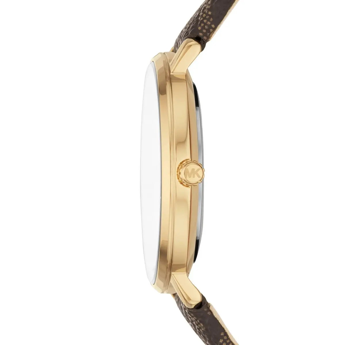 Michael Kors MK2857 Pyper Brown Leather Strap - Κοσμηματοπωλείο Goldy