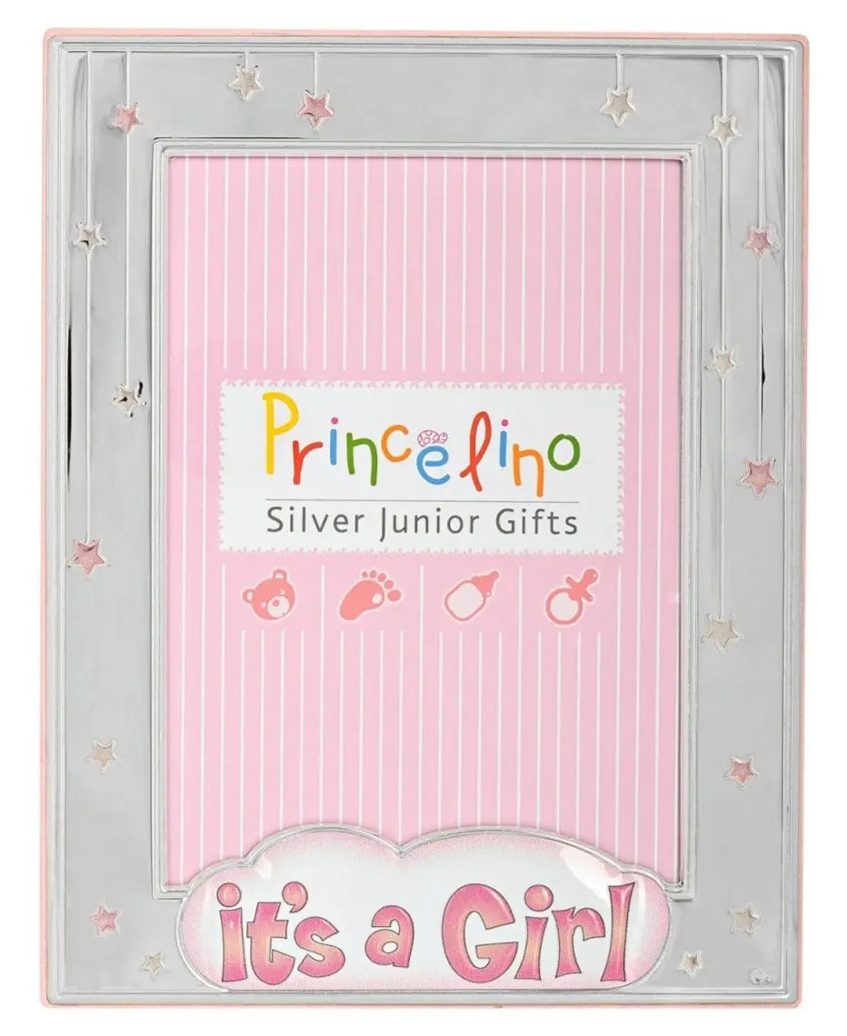 Παιδική Κορνίζα MA/148-BR It's A Girl Από Ασήμι 13cm x 18cm - Κοσμηματοπωλείο Goldy
