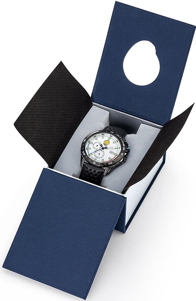 Patrouille De France 668038 Athos 3 Black Leather Strap - Κοσμηματοπωλείο Goldy