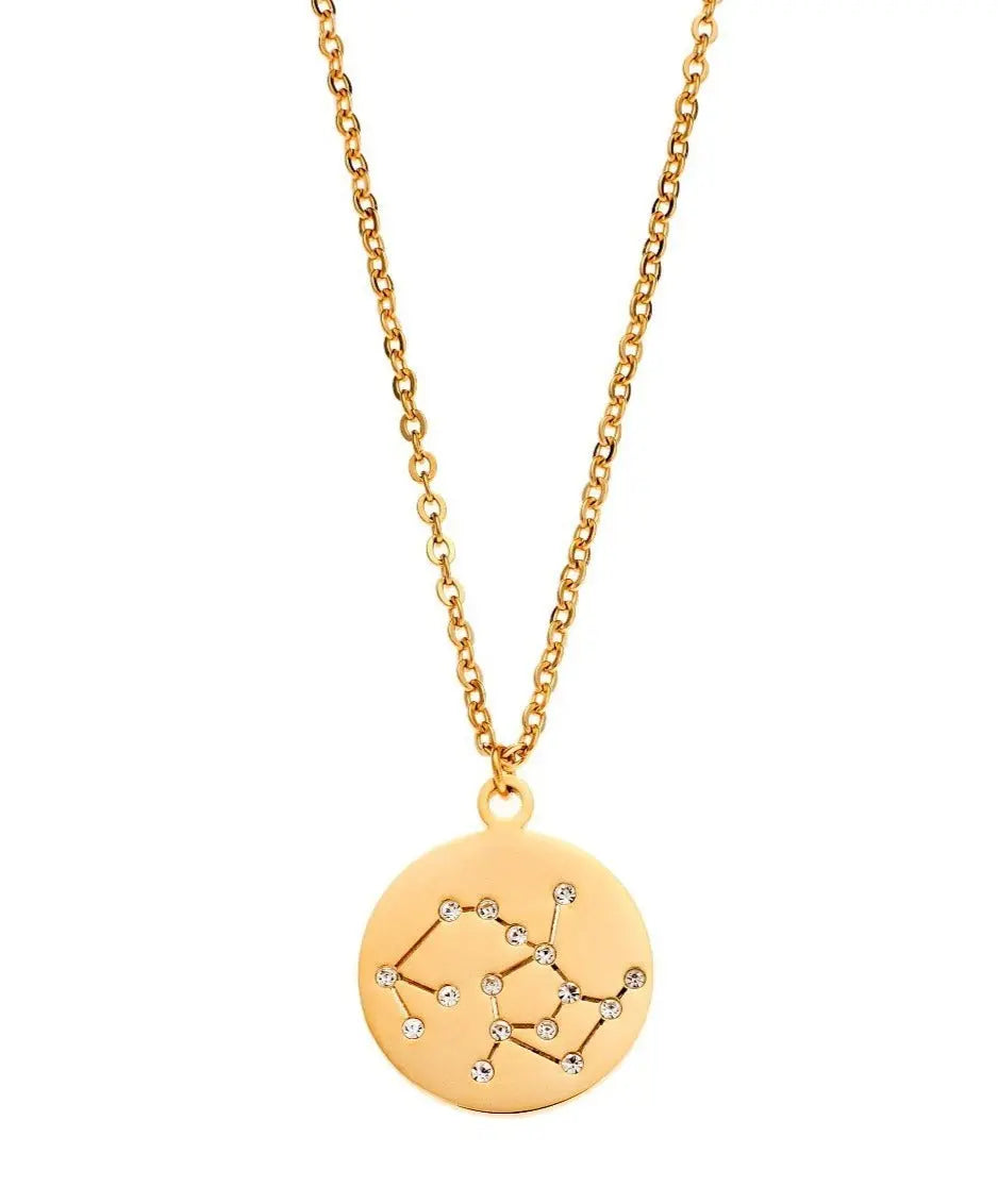 Puppis PUP30075G Κολιέ Ζώδιο Τοξότης Από Ατσάλι - Κοσμηματοπωλείο Goldy