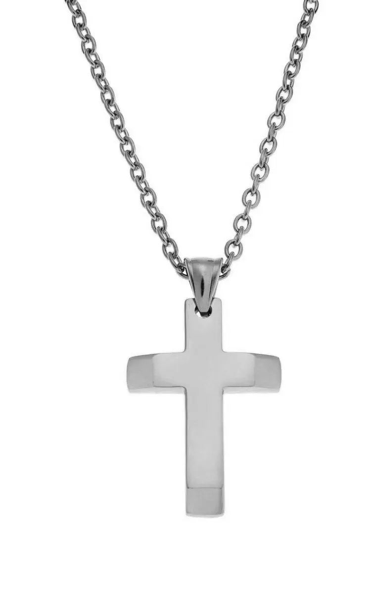 Puppis PUP79372S Σταυρός Ανδρικός Από Ατσάλι - Κοσμηματοπωλείο Goldy