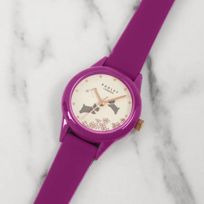 Radley London RY21280 Cassis Fuschia Silicon Strap - Κοσμηματοπωλείο Goldy
