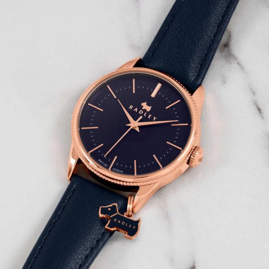 Radley London RY21352-INT Blue Leather Strap - Κοσμηματοπωλείο Goldy