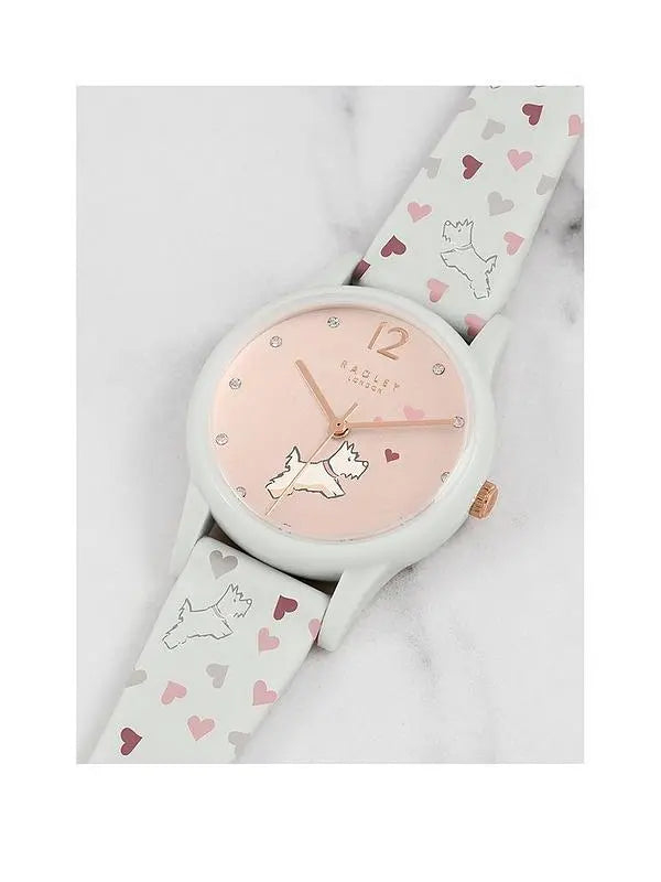 Radley London RY21374 Heart White Silicon Strap - Κοσμηματοπωλείο Goldy