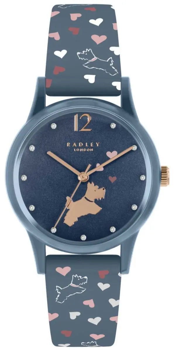 Radley London RY21376 Heart Blue Silicon Strap - Κοσμηματοπωλείο Goldy