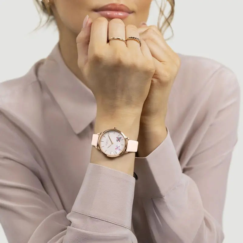 Radley London RY21486 Two Dogs Nude Leather Strap - Κοσμηματοπωλείο Goldy