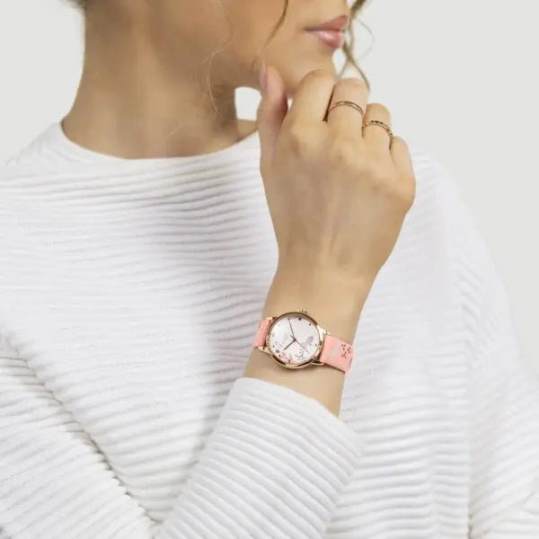 Radley London RY21520A Pink Leather Strap - Κοσμηματοπωλείο Goldy