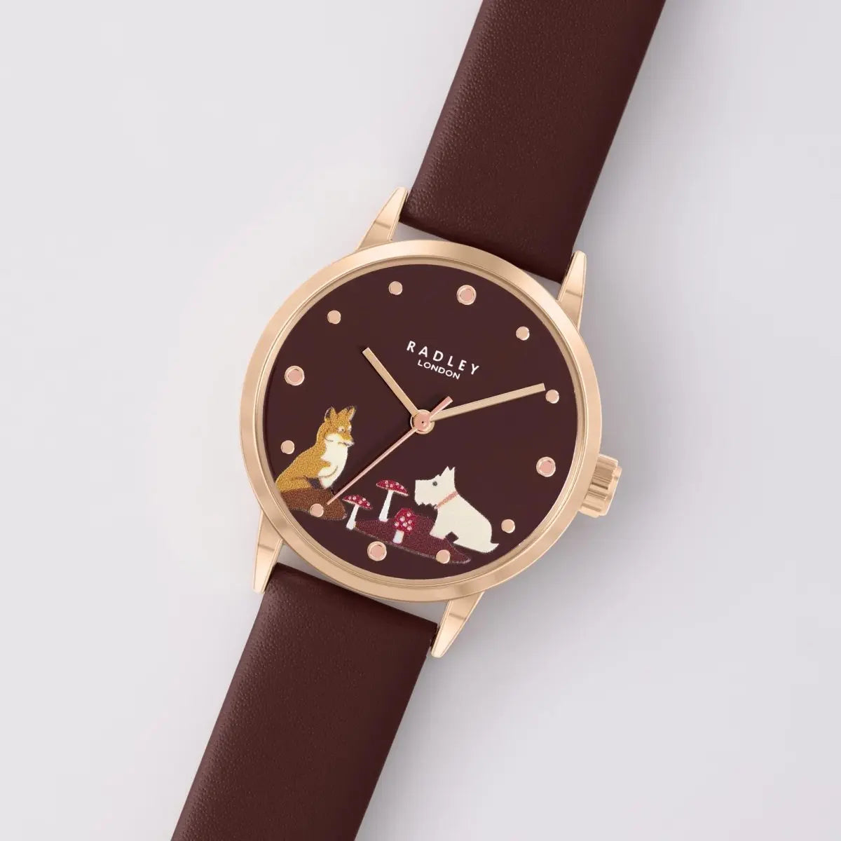 Radley London RY21540A Burgundy Leather Strap - Κοσμηματοπωλείο Goldy