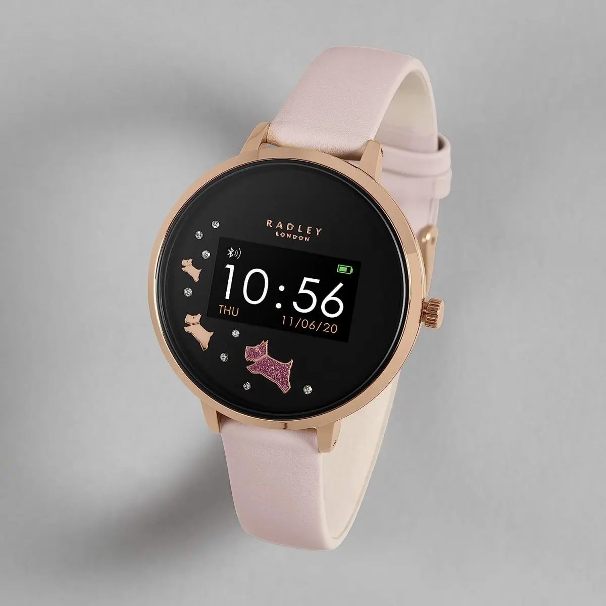 Radley London RYS03-2002 Series 3 Smartwatch Pink Leather Strap - Κοσμηματοπωλείο Goldy
