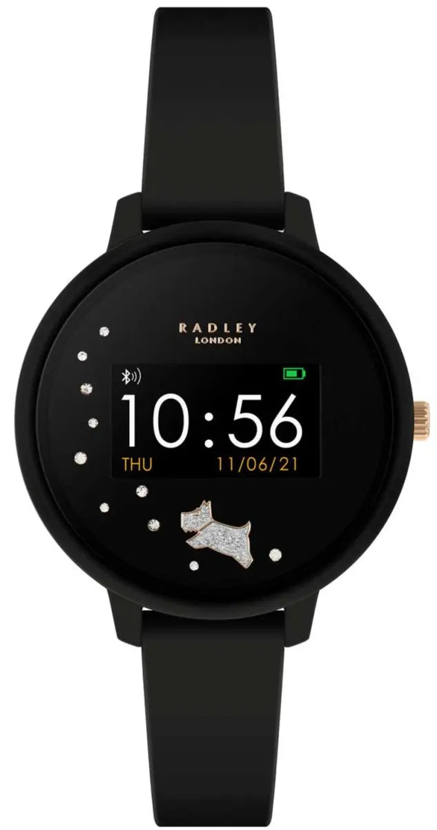 Radley London RYS03-2026 Series 3 Smartwatch Black Silicon Strap - Κοσμηματοπωλείο Goldy