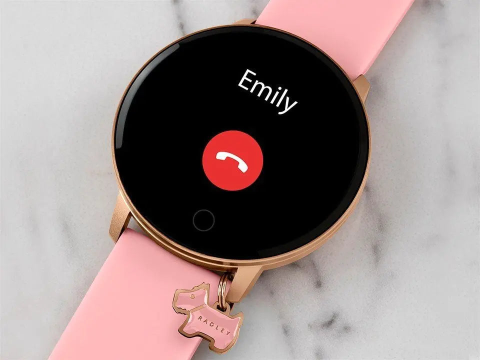 Radley London RYS05-2040-INT Series 5 Smartwatch Pink Silicon Strap - Κοσμηματοπωλείο Goldy