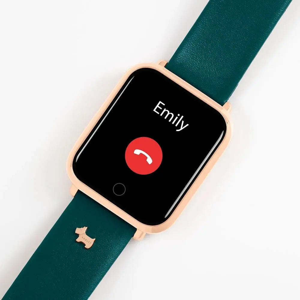 Radley London RYS06-2076-INT Series 6 Smartwatch Green Leather Strap - Κοσμηματοπωλείο Goldy